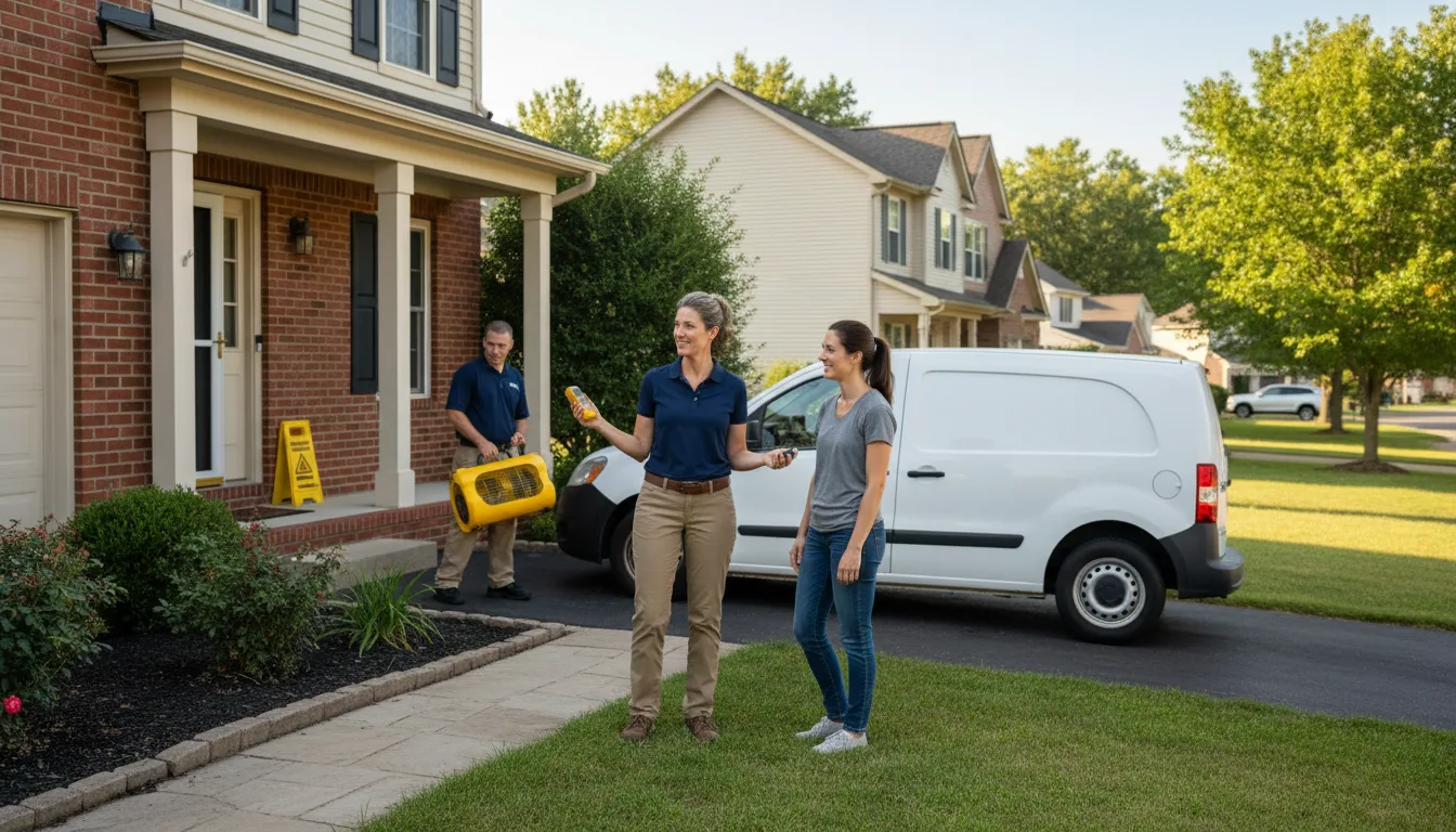 Residential water damage restoration in Canones, NM